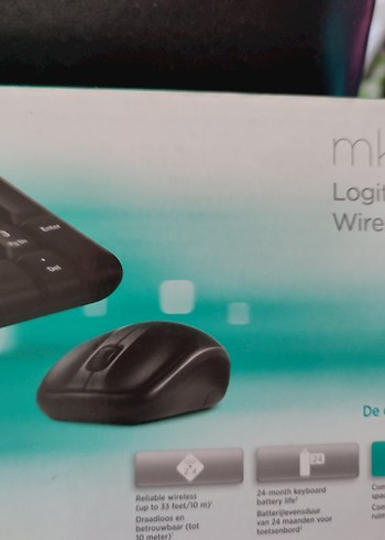 kablosuz klavye mouse set Logitech mk220 - Görsel 3