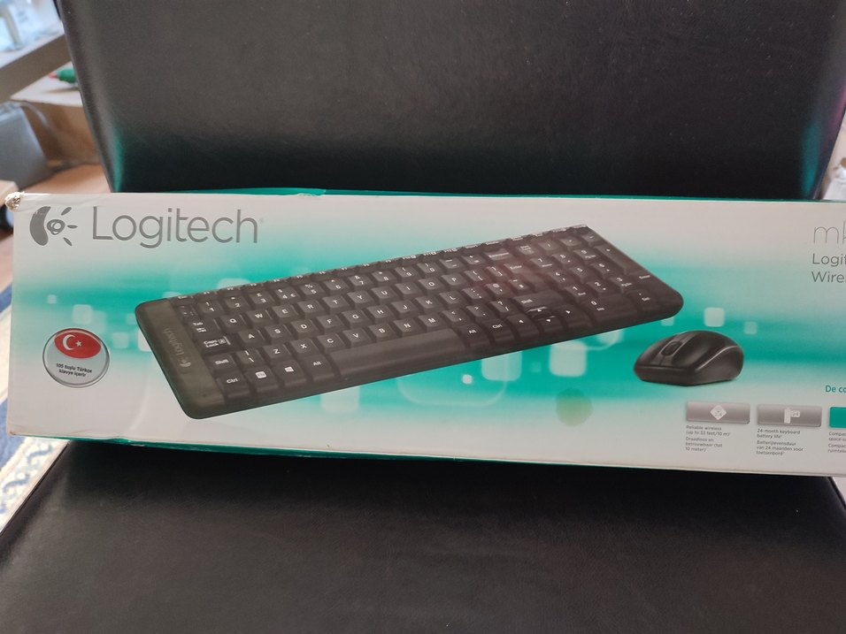 kablosuz klavye mouse set Logitech mk220 - Görsel 2