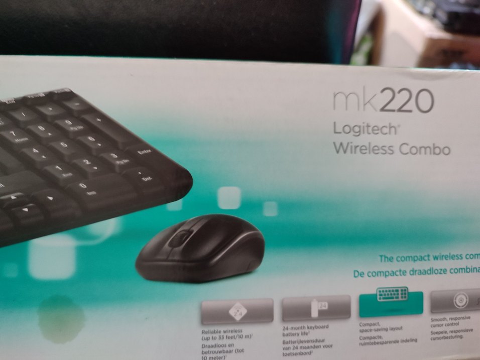 kablosuz klavye mouse set Logitech mk220 - Görsel 3