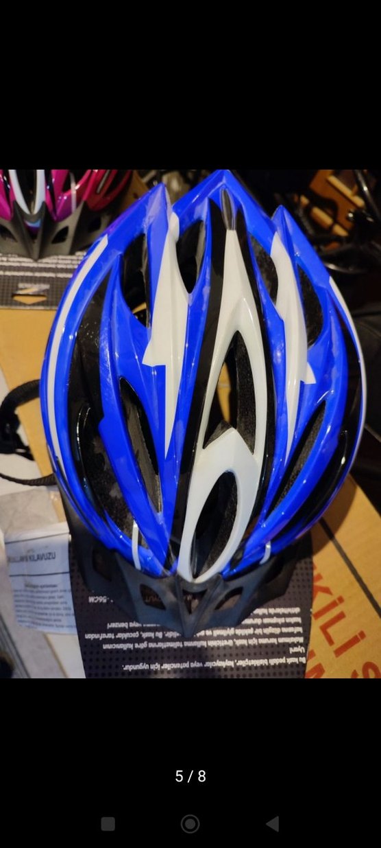 Pembe Zebra Desenli Esnek Motosiklet Kaskı - Görsel 4