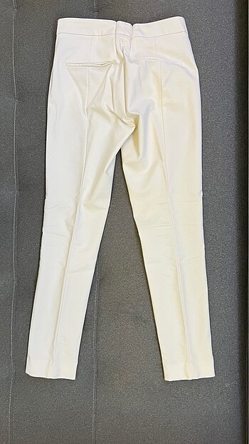 Mango Suit kırık beyaz pantolon - Görsel 2