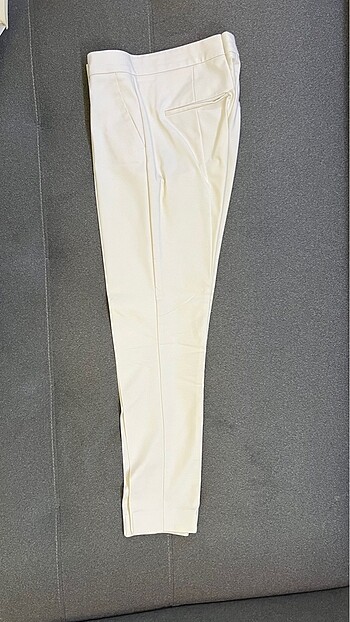 Mango Suit kırık beyaz pantolon - Görsel 6