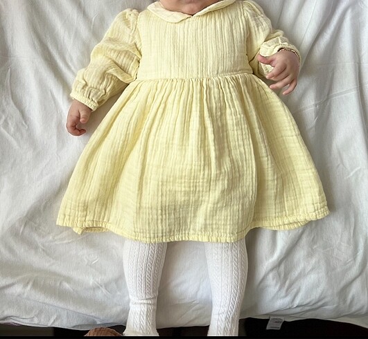 Hello baby müslin elbise