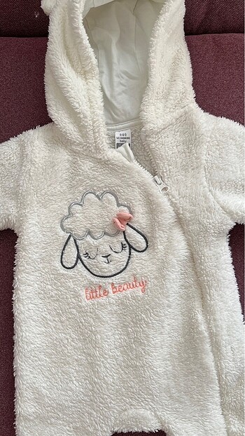 LCW kız bebek peluş tulum - Görsel 3