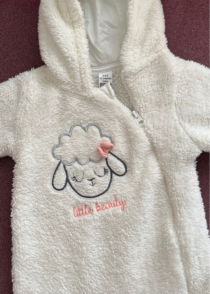 LCW kız bebek peluş tulum - Görsel 3