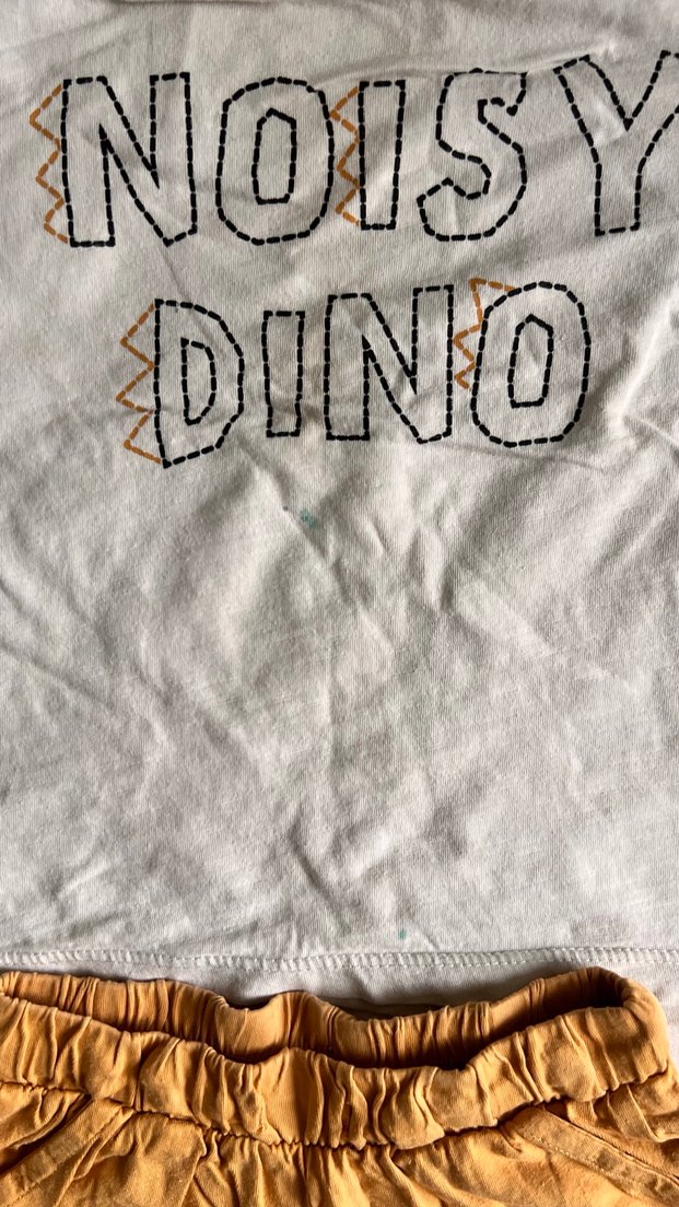 Sarı Gri Baskılı Bebek Erkek Takım - Görsel 5