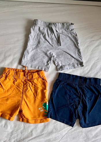 Gri Pamuklu Erkek Çocuk Şortu - Görsel 2
