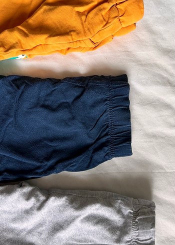 Gri Pamuklu Erkek Çocuk Şortu - Görsel 7