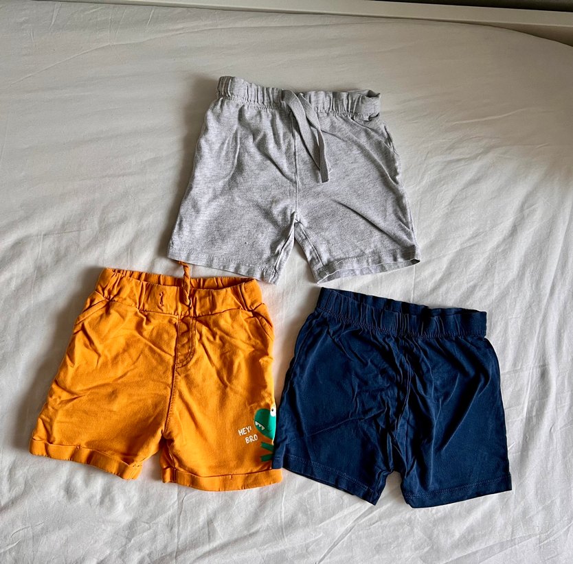 Gri Pamuklu Erkek Çocuk Şortu - Görsel 2