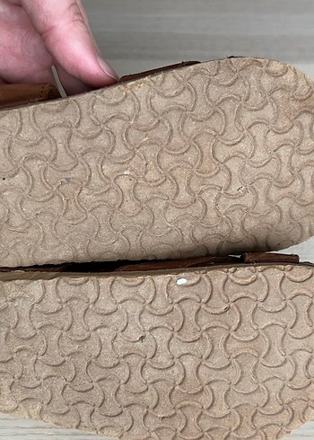 Deri Kahverengi Tokalı Erkek Çocuk Sandalet - Görsel 8