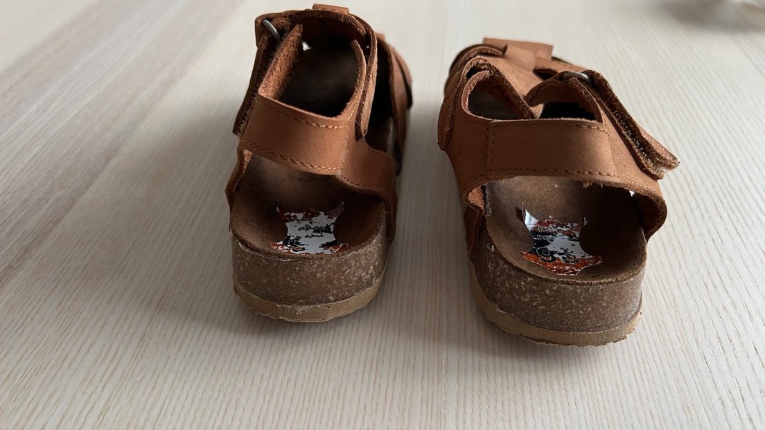 Deri Kahverengi Tokalı Erkek Çocuk Sandalet - Görsel 4