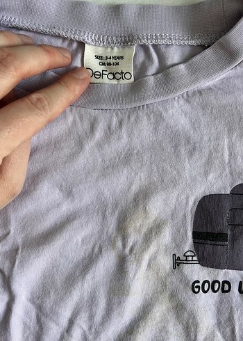 Beyaz Gri Baskılı Kısa Kollu Bebek Takımı - Görsel 6