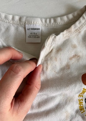 Beyaz Gri Baskılı Kısa Kollu Bebek Takımı - Görsel 3