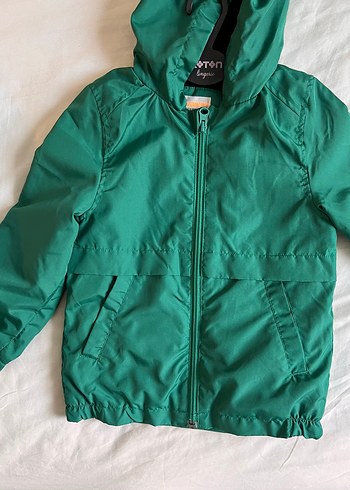 Erkek Çocuk Yeşil Fermuarlı Ceket - Görsel 5