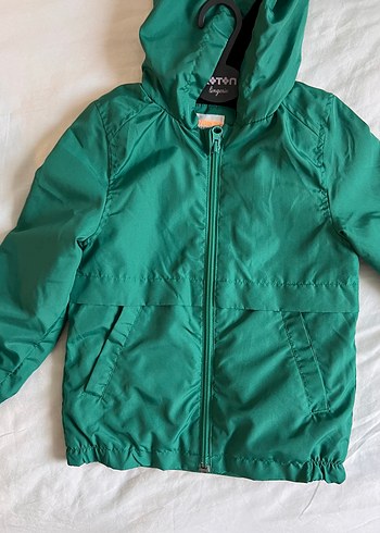 Erkek Çocuk Yeşil Fermuarlı Ceket - Görsel 4