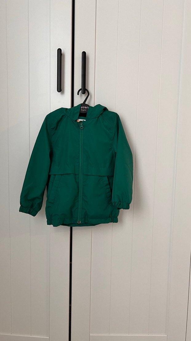 Erkek Çocuk Yeşil Fermuarlı Ceket - Görsel 2