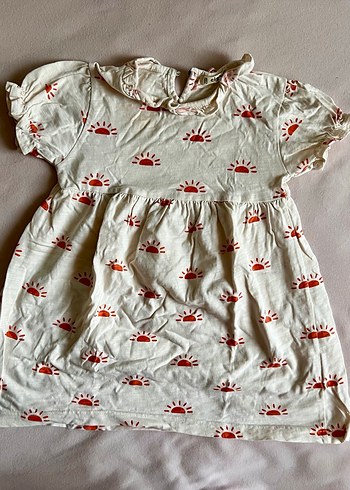 Beyaz Kız Çocuk Bohem Elbise - Görsel 3