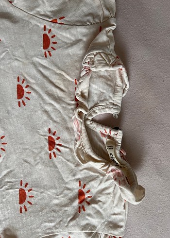 Beyaz Kız Çocuk Bohem Elbise - Görsel 4