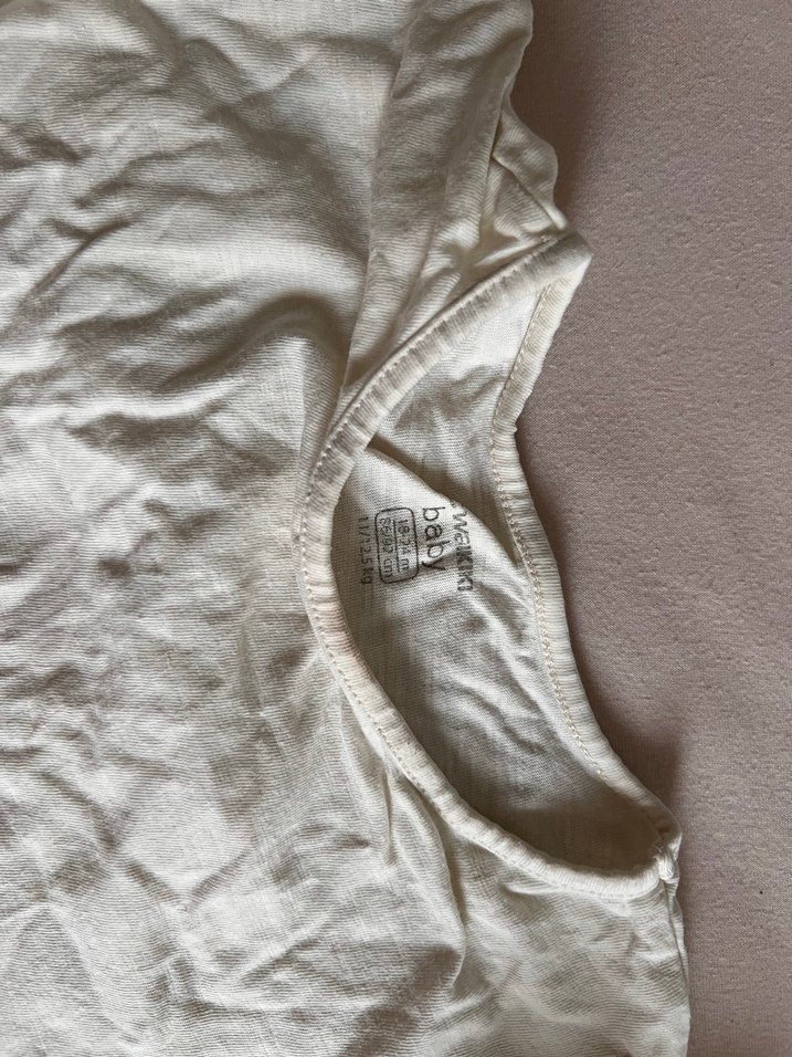 Kız Bebek Beyaz Kısa Kollu Takım - Görsel 3