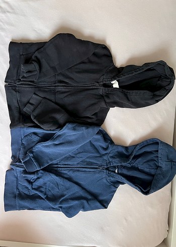 Kapüşonlu Erkek Çocuk Fermuarlı Sweatshirt - Görsel 2