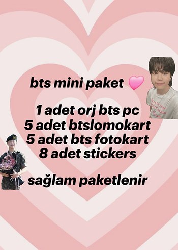 bts süpriz paket