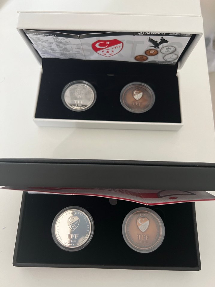 Darphane 2020-2021 Süper Lig Şampiyonu Beşiktaş Gümüş ve Bronz - Görsel 2