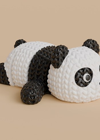 Diğer Örgü Panda Figürlü Anahtarlık