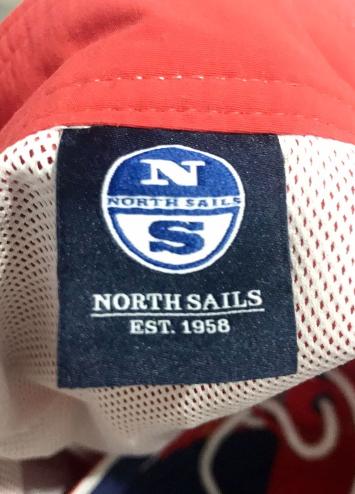 Kırmızı ve Lacivert Erkek Midi Mayo - Görsel 5