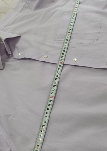 Mor Düğmeli Erkek Gömlek - Görsel 6