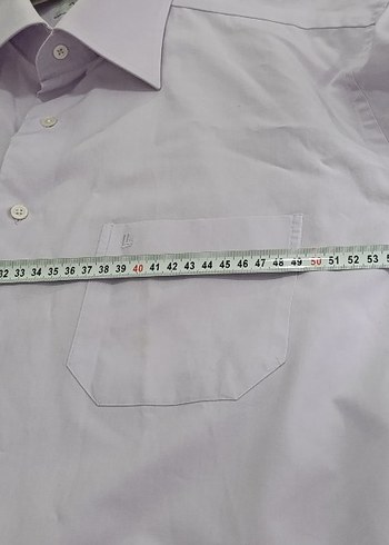 Mor Düğmeli Erkek Gömlek - Görsel 7