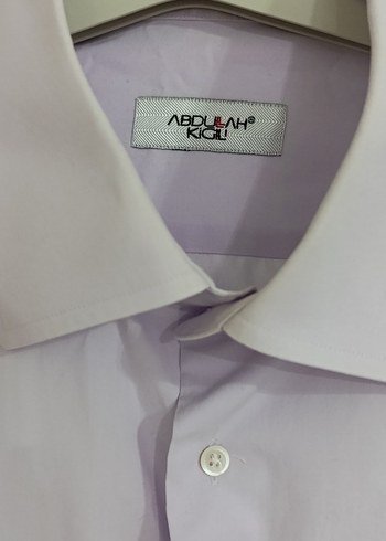 Mor Düğmeli Erkek Gömlek - Görsel 5