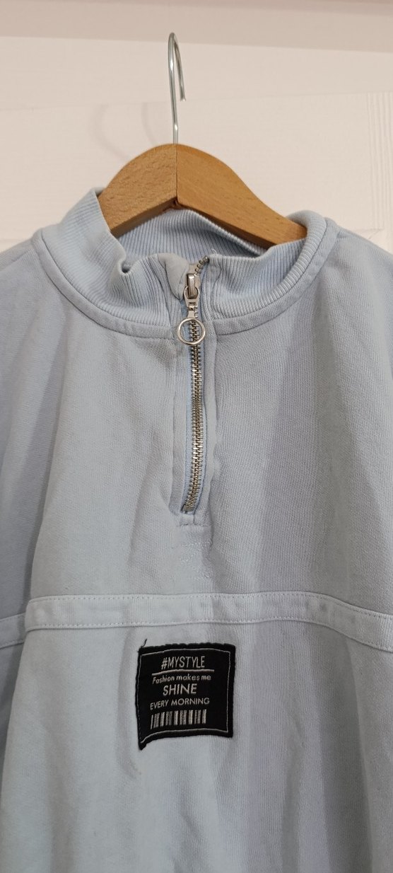 Yarım Fermuarlı  Sweatshirt - Görsel 2