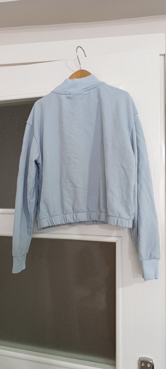 Yarım Fermuarlı  Sweatshirt - Görsel 3