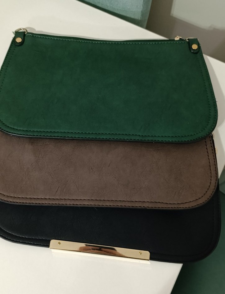 Klasik Modern Kahverengi Deri Kadın Çanta - Görsel 2