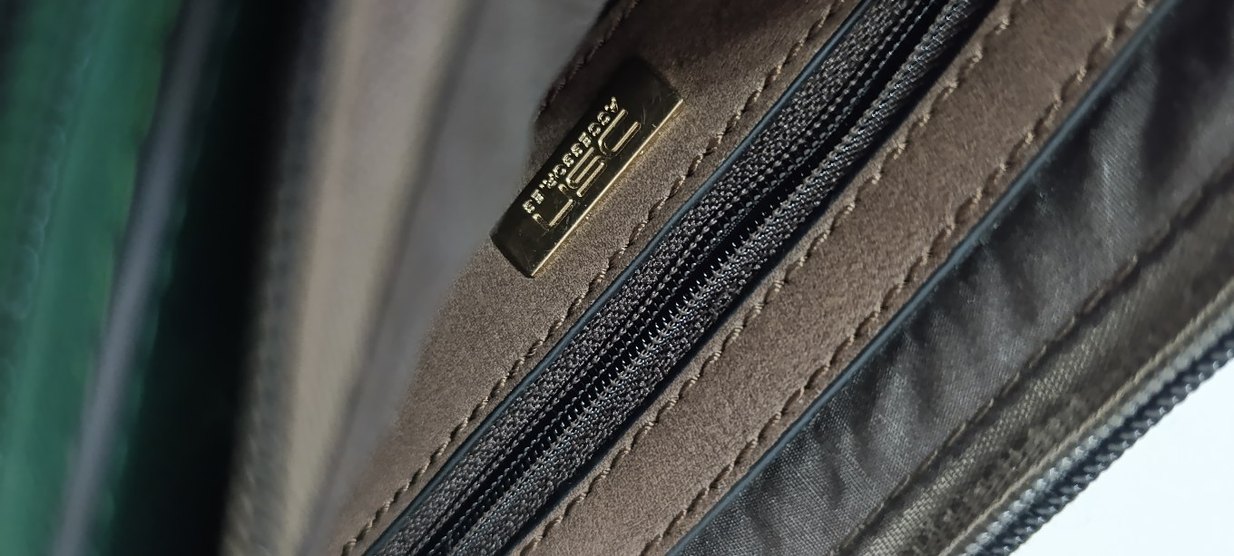 Klasik Modern Kahverengi Deri Kadın Çanta - Görsel 4