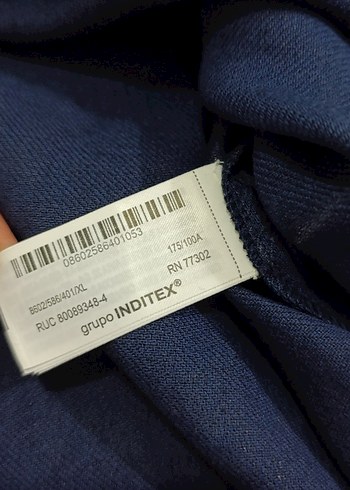 Lacivert V Yakalı Kolsuz Keten Yelek - Görsel 4