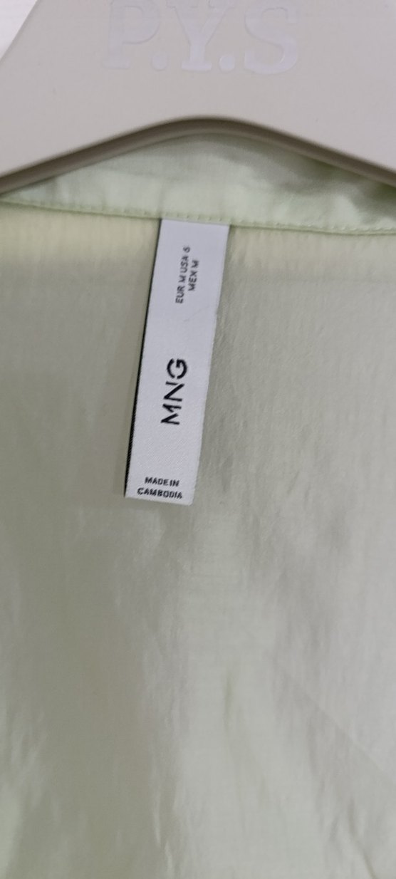 Düğmeli Yeşil sateb Kadın Gömlek - Görsel 3