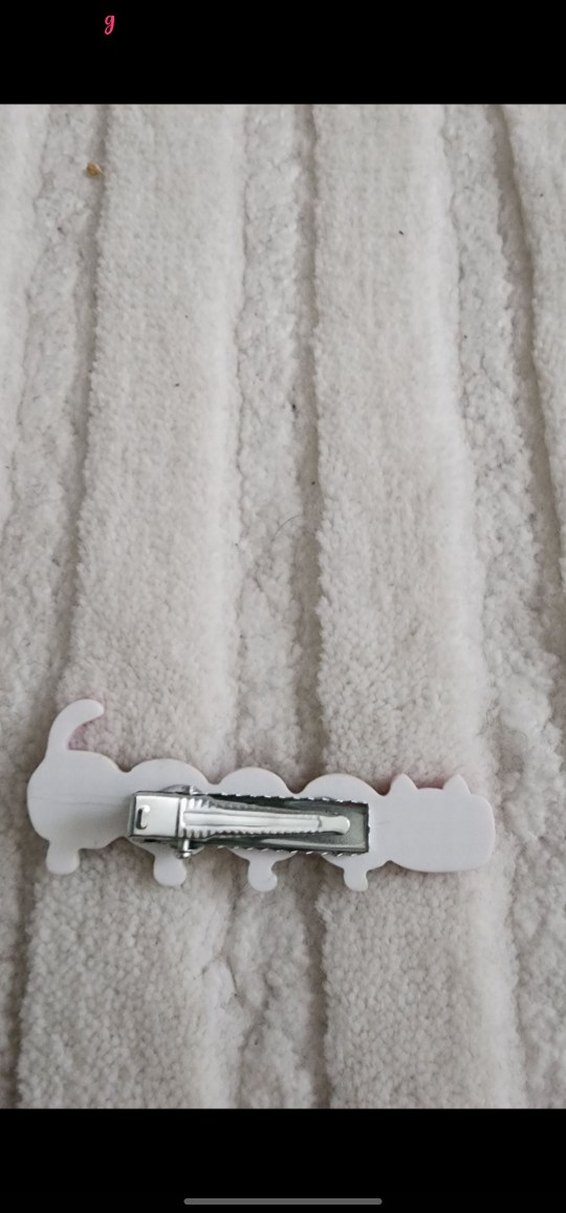 Renkli Kedi Figürlü Toka - Görsel 2