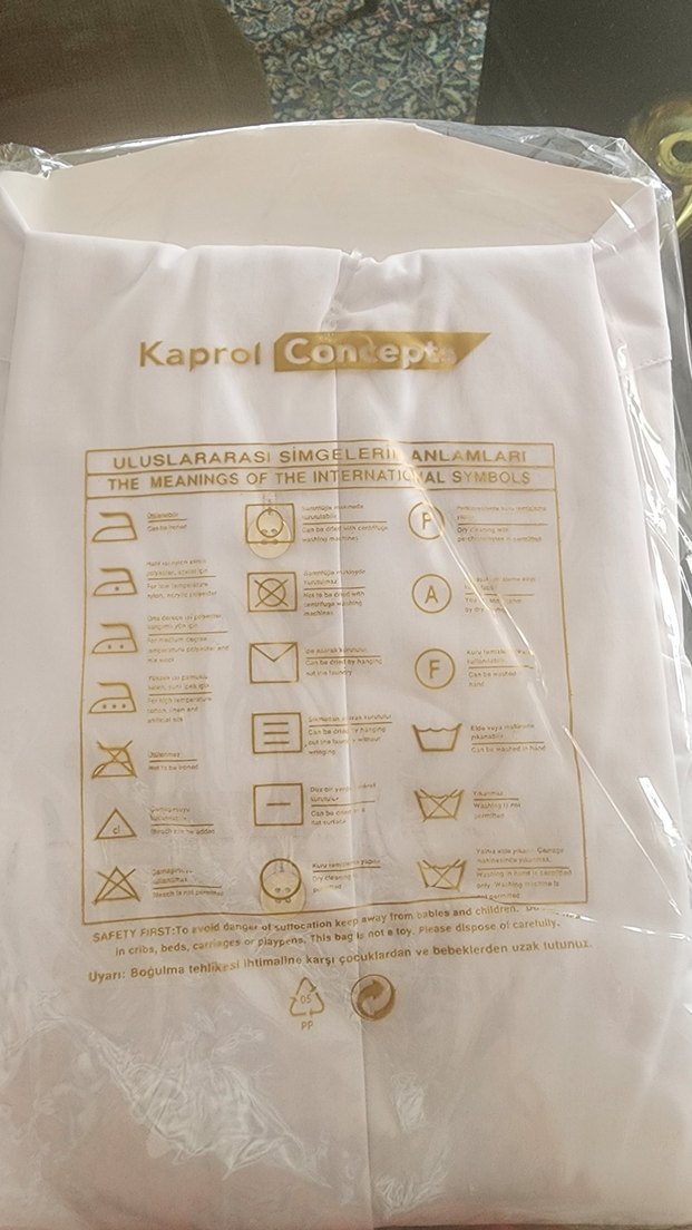 D2 Beyaz Kısa Kollu Erkek Gömlek 42 beden standart kesim - Görsel 4