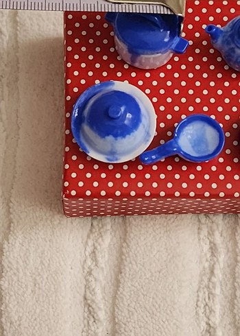 Mavi minyatur set - Görsel 3