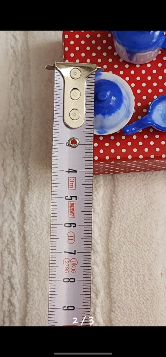 Mavi minyatur set - Görsel 2