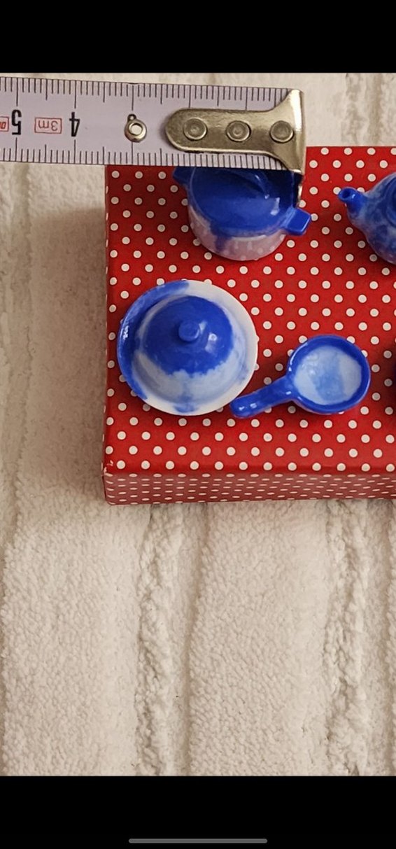 Mavi minyatur set - Görsel 3