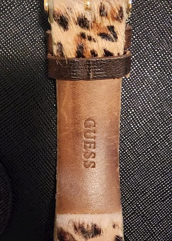 ORJINAL GUESS Kahverengi Leopar Desenli Kadın Kol Saati - Görsel 6