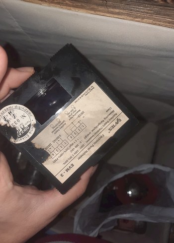 EVM-3 Beyaz Elektronik Panel Voltmeter - Görsel 2