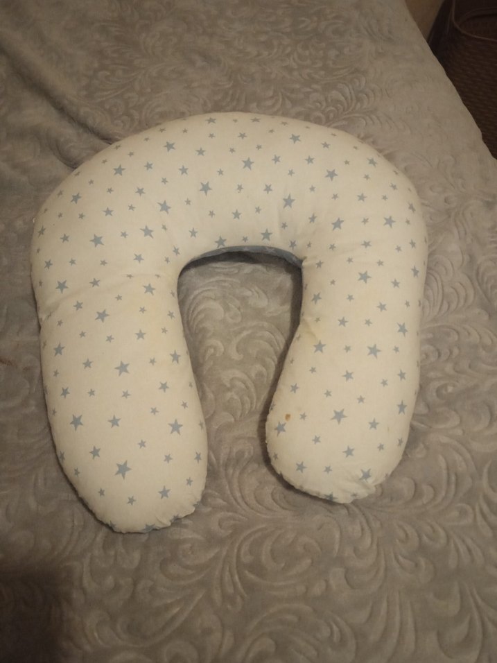 Yıldız Desenli Pastel Emzirme ve Hamile Yastığı - Görsel 3