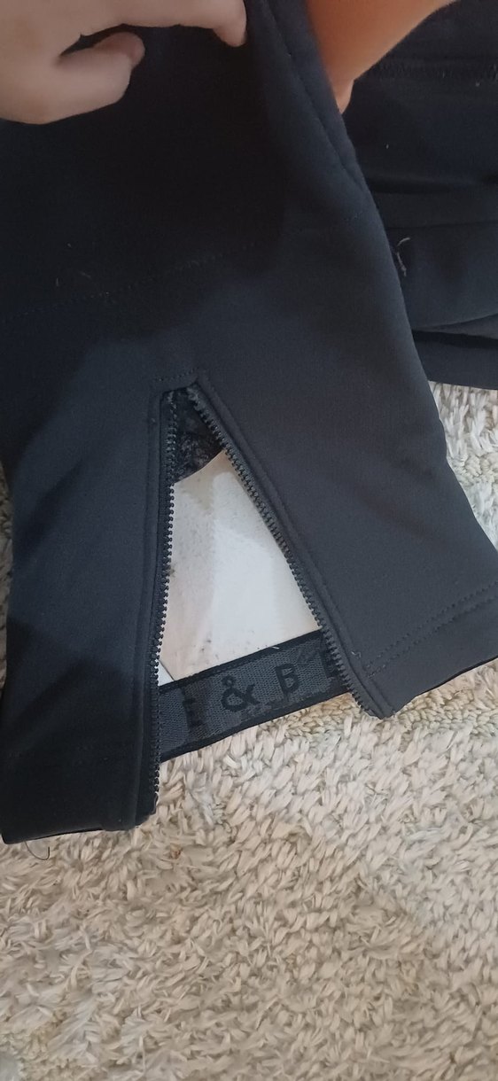 kadın Siyah Kayak Pantolonu Askılı - Görsel 4