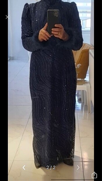 Lacivert abiye