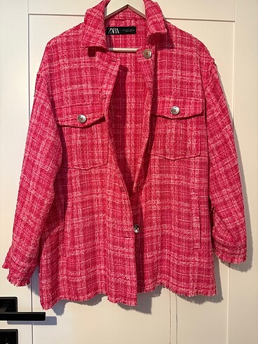 Zara pembe ceket