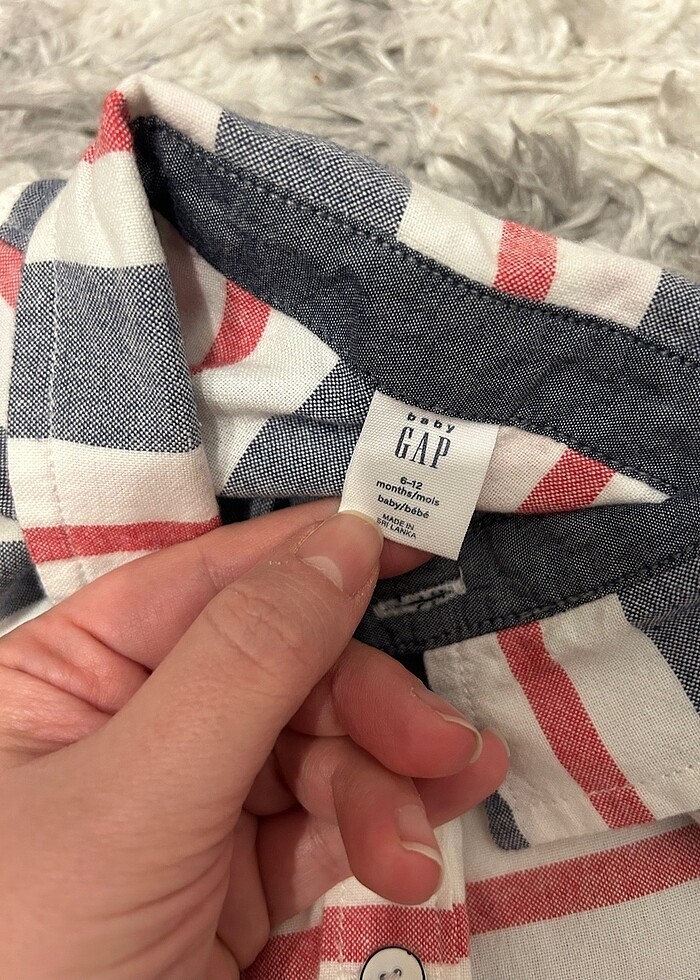 Gap erkek bebek gömlek yakalı tulum - Görsel 2