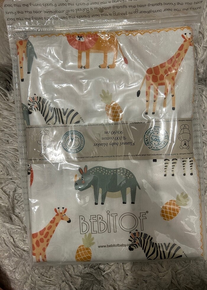 Bebitof safari pazen örtü - Görsel 3